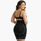 Femme portant culotte sculptante taille haute Nuvia effet ventre plat immédiat 