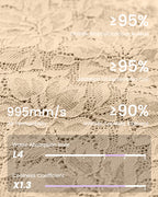 High Waist Lace V-Cut Breathable Shaping Panties (3 Pack)