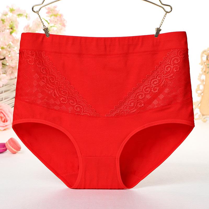 Culotte taille haute en coton – vue de face