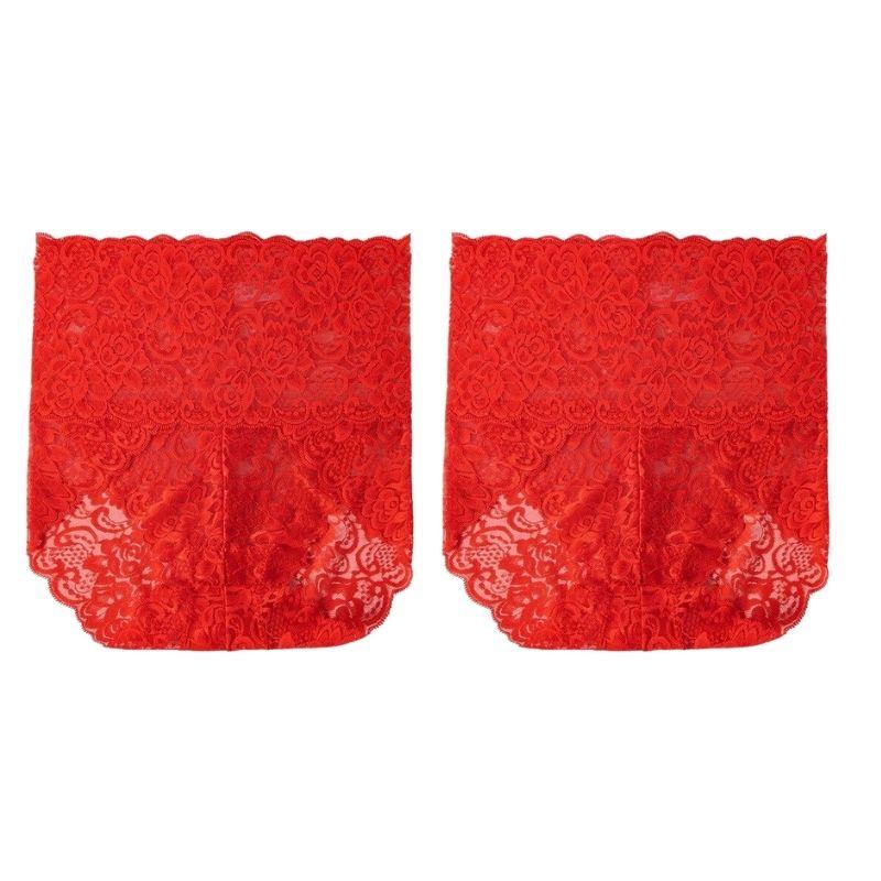 Lot de 2 Culottes Modelantes Dentelle Taille Haute