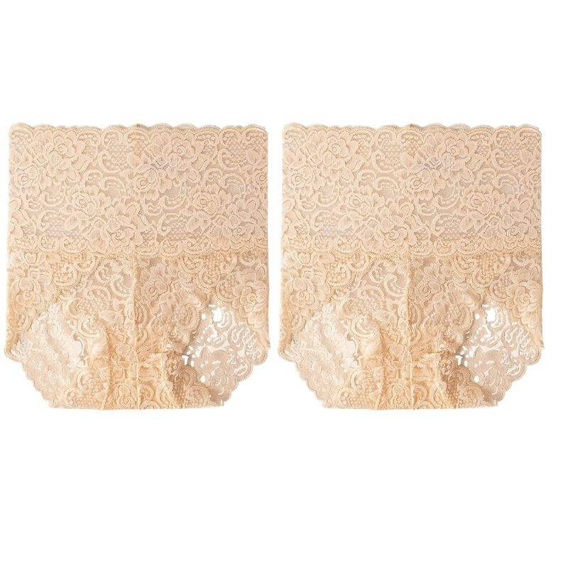 Lot de 2 Culottes Modelantes Dentelle Taille Haute