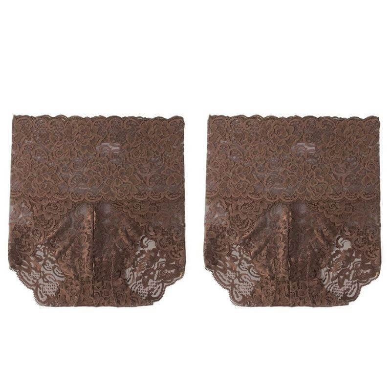 Lot de 2 Culottes Modelantes Dentelle Taille Haute